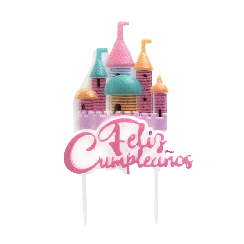 Velas del castillo del alfabeto