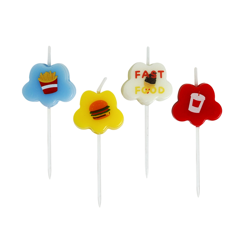 Vela estampada color nube