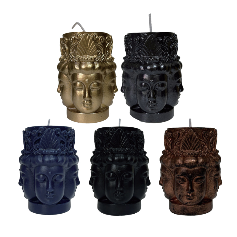Velas de Buda de cuatro caras