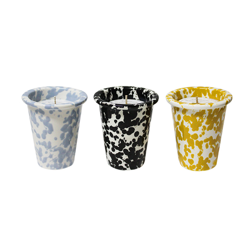 Vela de copa rompetinta de tres colores